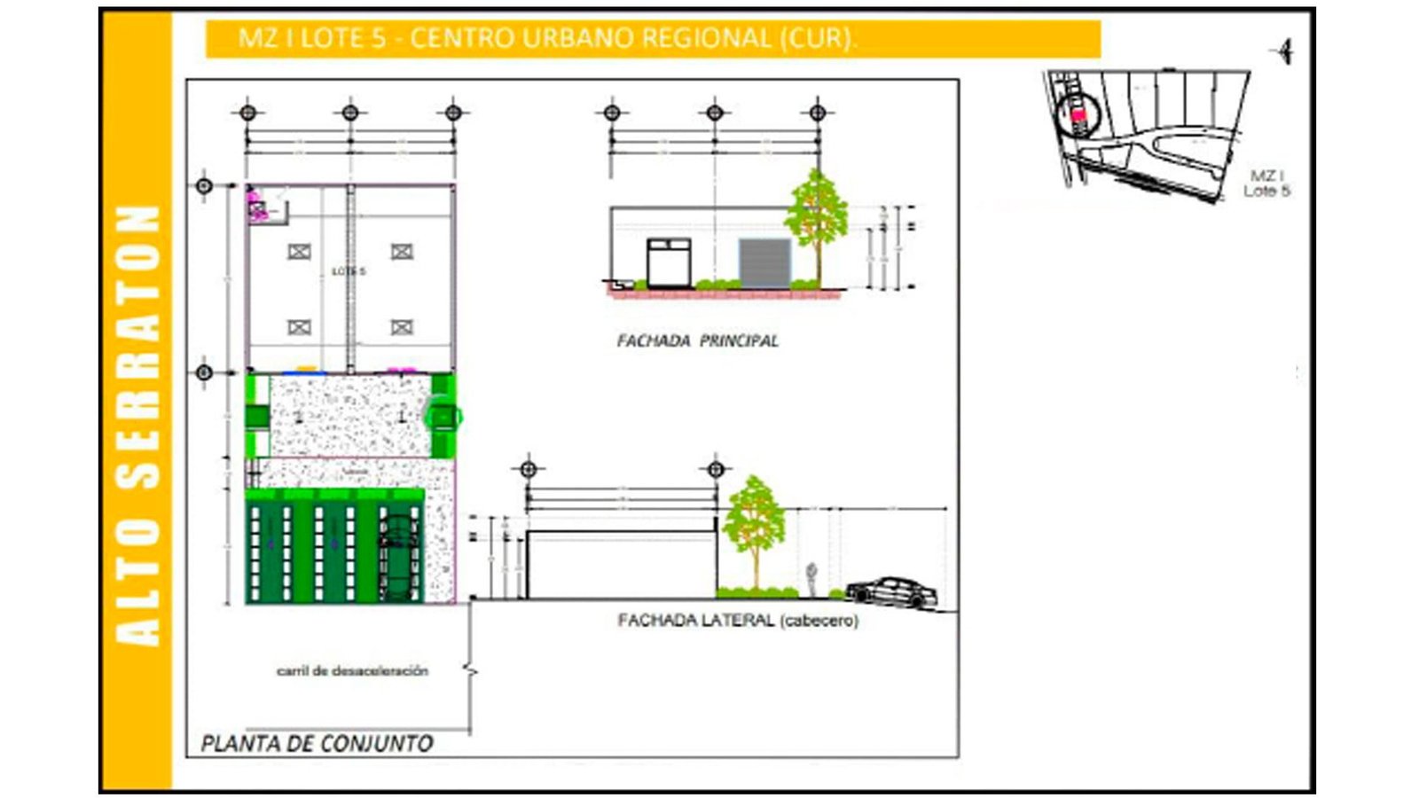 Locales Comerciales Idílica Alto Serratón Plano